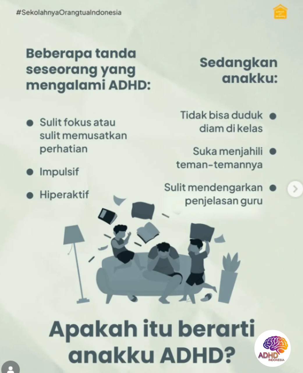 Ciri dan Gejala ADHD pada Anak Usia Dini di Provinsi Sulawesi Tenggara